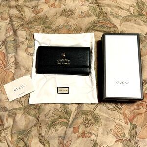 Gucci l’aveugle par amour black wallet